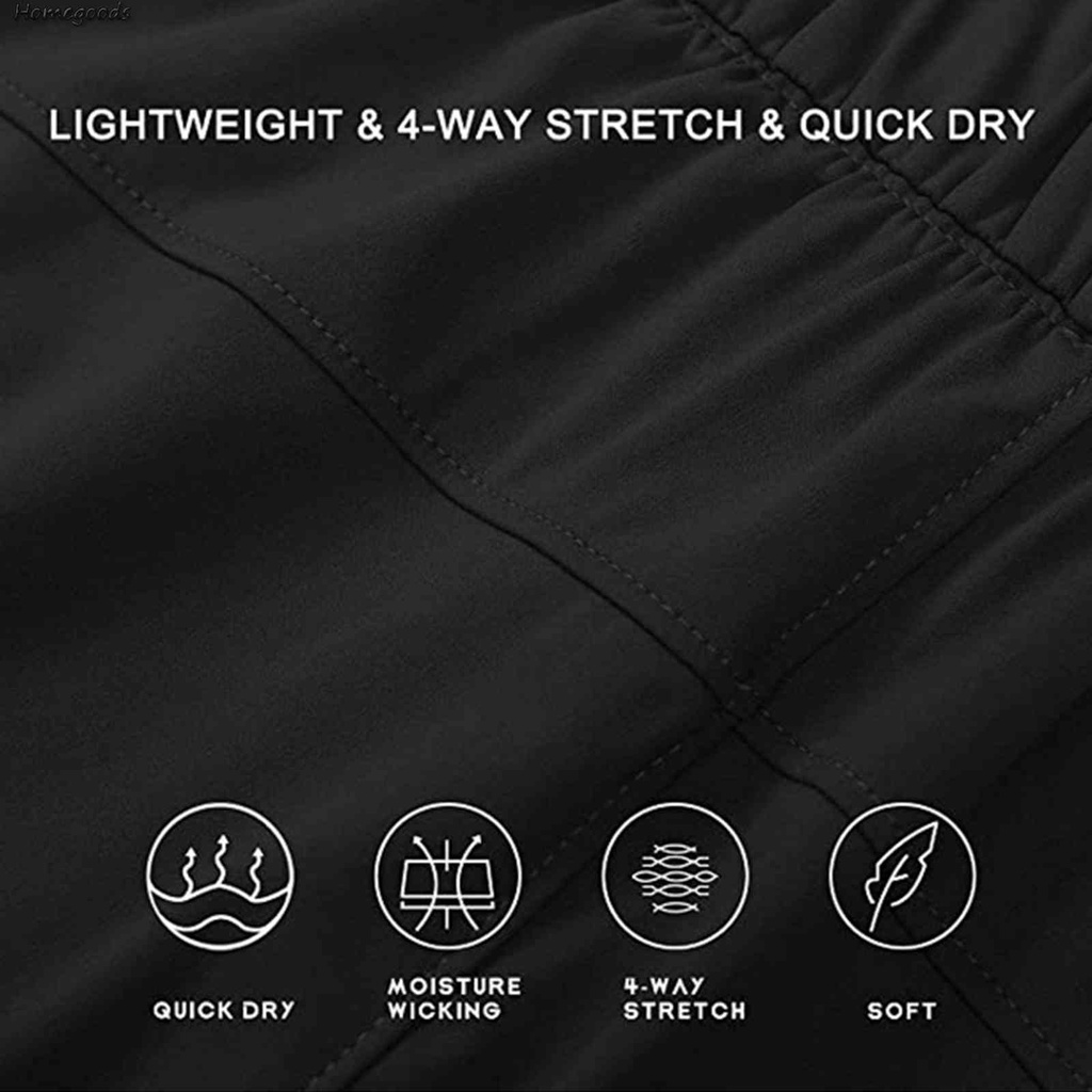 [HOMEG-PRO] Quần Đùi Thể Thao Chạy Bộ / Tập Gym / Yoga Có Túi S-XXL [homegoods.vn]