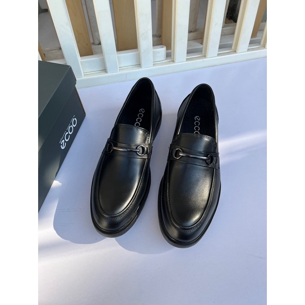 Giày tây lười Ecco da thật cao cấp