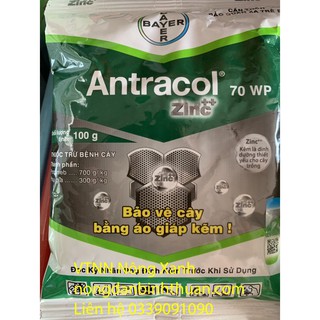 Thuốc trừ bênh cây trồng Antracol 70 WP