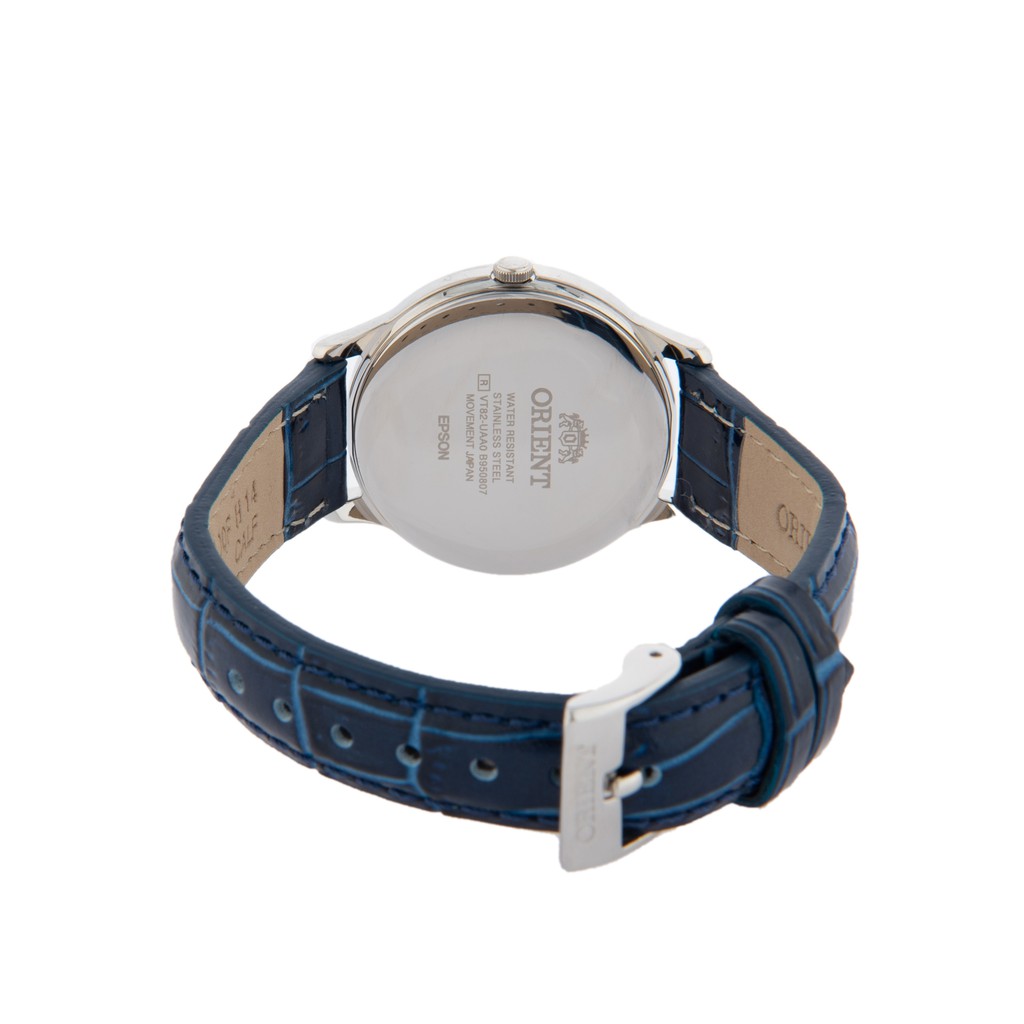 Đồng hồ nữ Orient RF-QA0006S10B kính cứng chống va đập,chống nước 3 ATM, dây da cao cấp chính hãng Nhật Bản