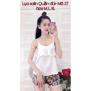 SÉT ĐỒ BỘ ĐÙI DÂY LỤA SATIN CÓ SIZE 40-65KG
