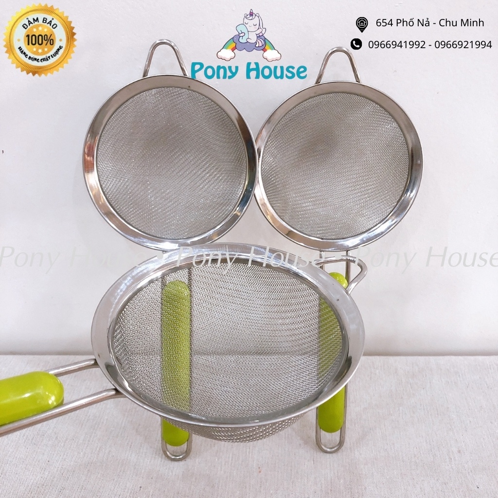Rây vợt inox lọc thức ăn cháo siêu mịn cho bé ăn dặm kiểu nhật BLW