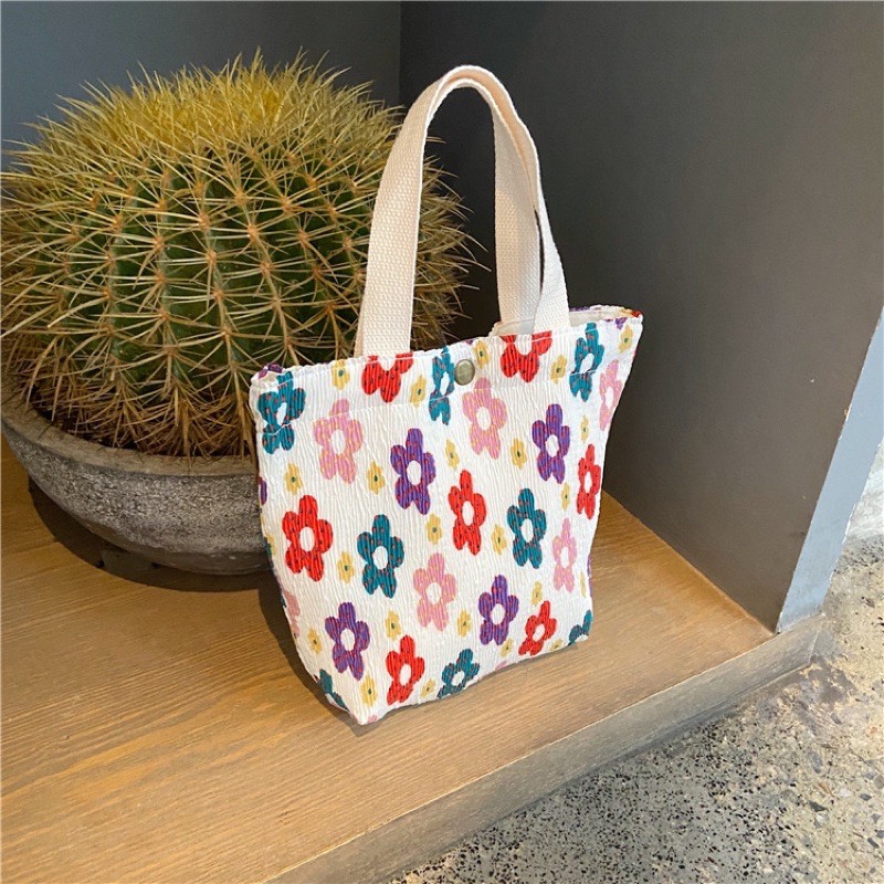 Túi Xách Vải Voan Nhăn Hàn  Quốc Thời Trang Cao Cấp Đáng Yêu - Túi Cầm Tay Tote Canvas Đựng Đồ MÃ 10