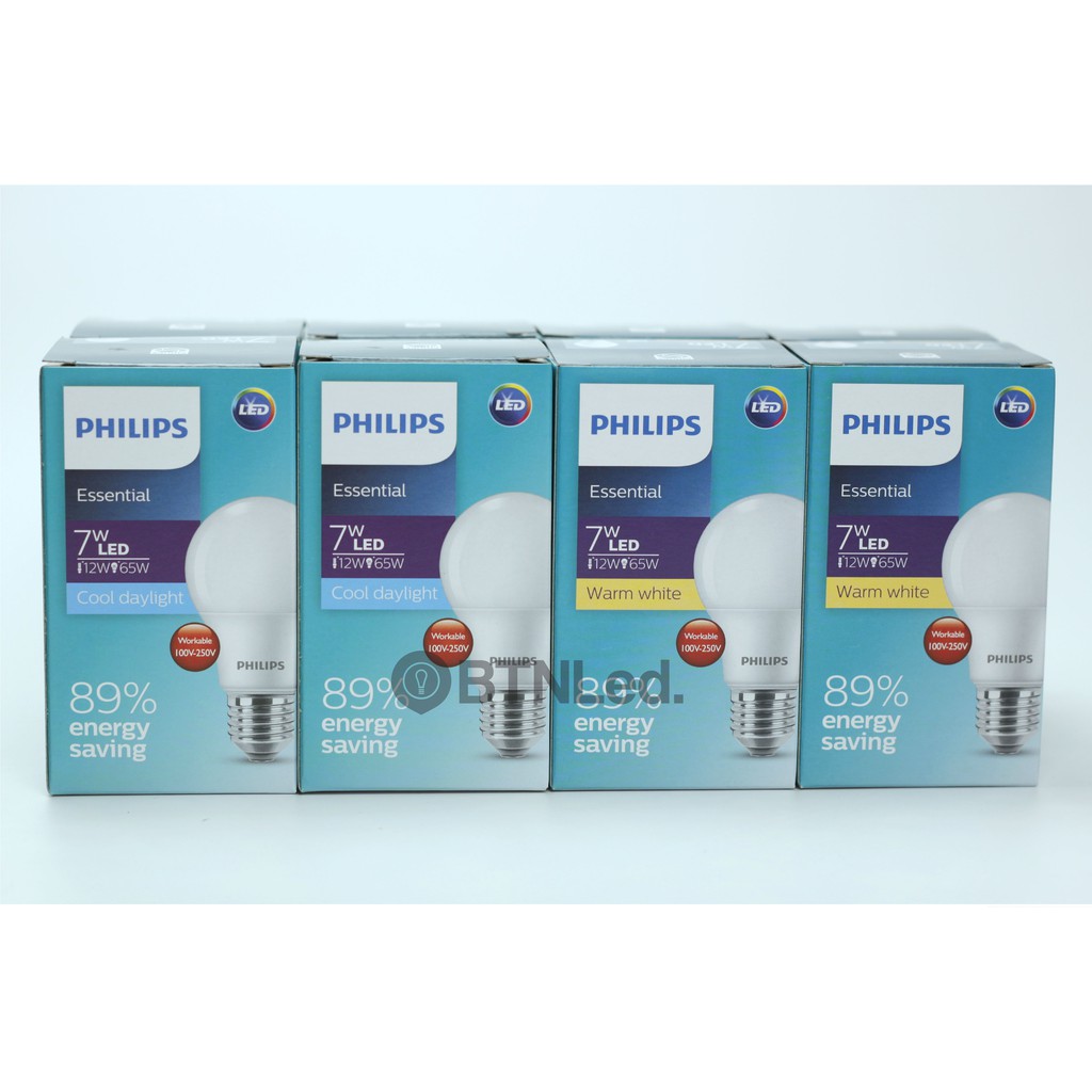 Bóng đèn PHILIPS Essential LED Bulb E27 A60 - [HÀNG CHÍNH HÃNG] - Tiết kiệm điện, chất lượng sáng cao