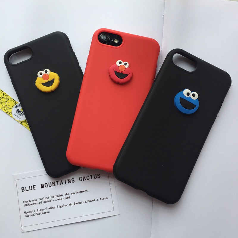 Ốp Điện Thoại In Hình Nhân Vật Hoạt Họa Sesame Street Đáng Yêu Cho Iphone 8 / 6 Plus 7 Plus | BigBuy360 - bigbuy360.vn