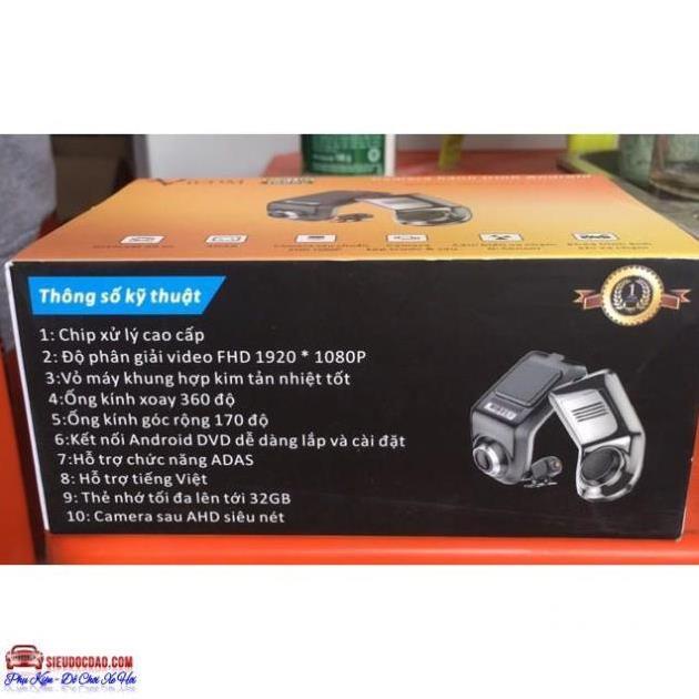 Cam hành trình Android trước và sau  .