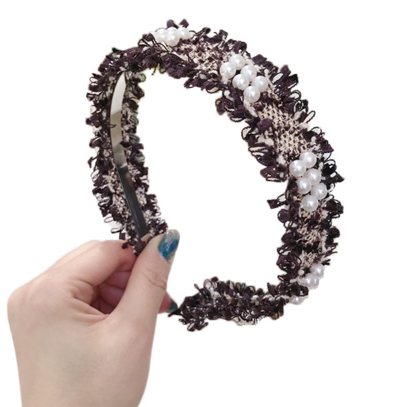 Băng Đô Đính Hạt Ngọc Trai Lấp Lánh Nhiều Màu Sắc