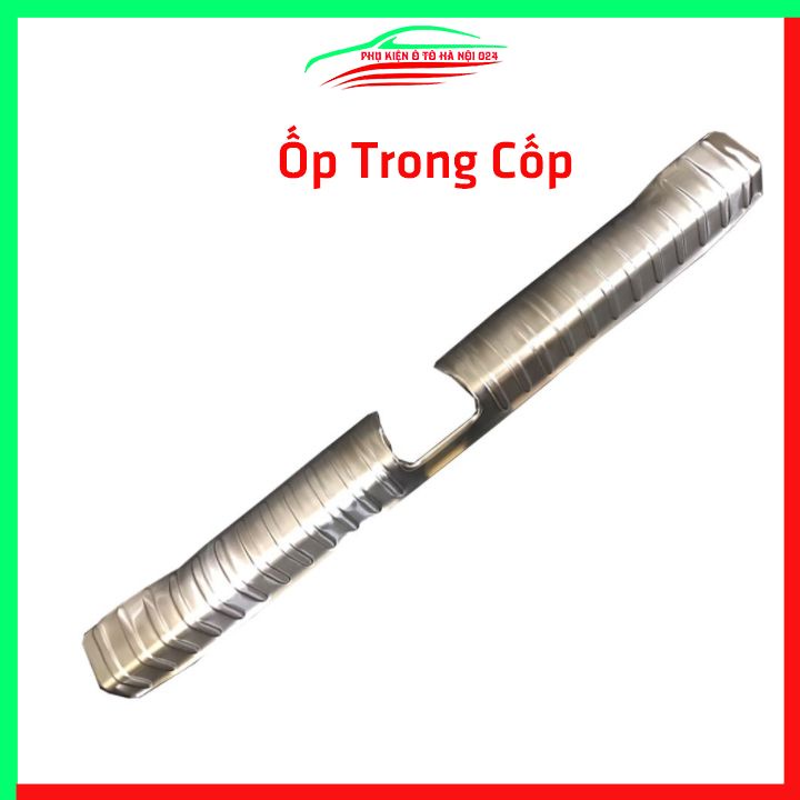 Ốp chống trầy cốp City 2015-2020 inox sáng bóng