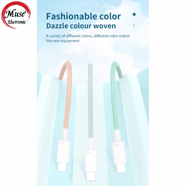 Cáp Sạc Nhanh Pd 27w 20w / 18w Cho Iphone 12 Iphone 13 Điện Thoại