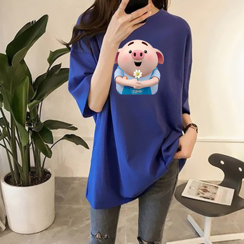 NRVP Áo Thun Ngắn Tay Dáng Rộng Thời Trang Cho Nữ