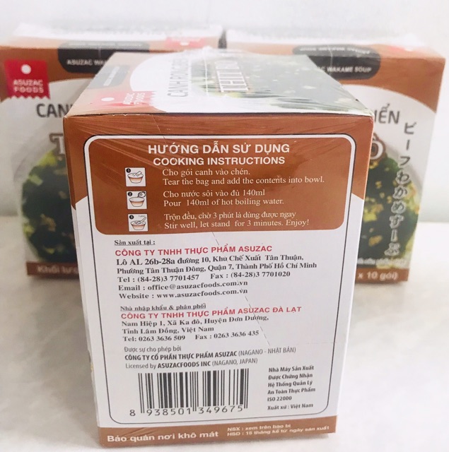 ASUZAC CANH RONG BIỂN VỊ THỊT BÒ | BigBuy360 - bigbuy360.vn