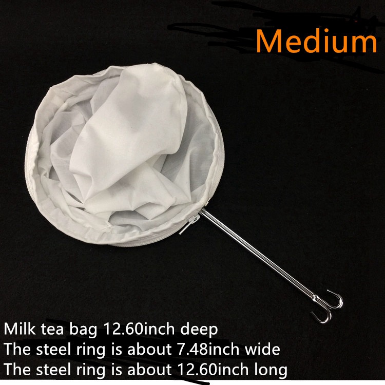 Multi-spec Milk Tea Filter Bags High-quality Cloth Bags  Hong Kong Style Steel Ring Tea Bags  Stockings  Milk  Tea Bags