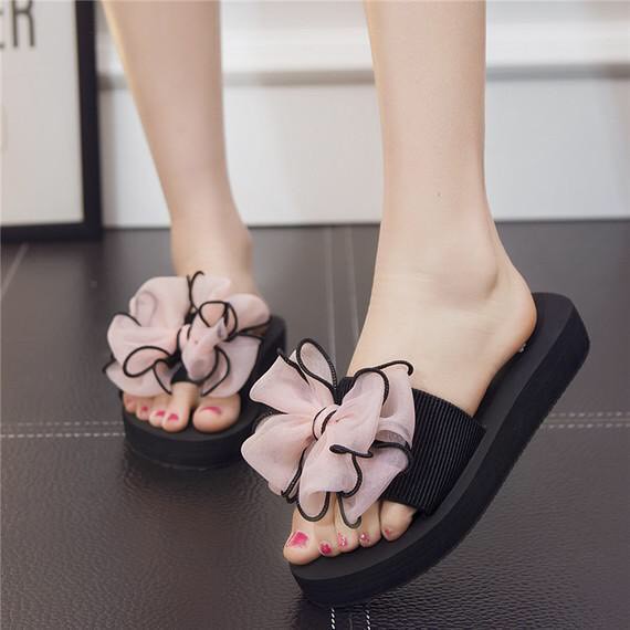 Dép Lê Nữ Đi Mưa Chống Trượt Siêu Nhẹ Chất Chống trơn (LÊ NƠ)