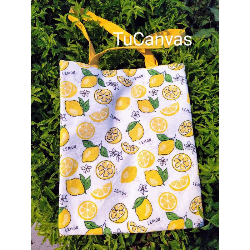 Túi tote vải bố, túi vải canvas hai mặt in hình cao cấp, phong cách Hàn Quốc Ulzzang TUCANVAS TCV11