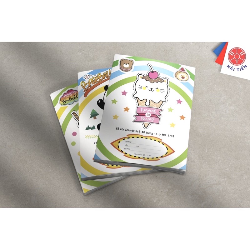 VỞ Ô LY HẢI TIẾN 48 TRANG SMART KIDS.HÀNG CAO CẤP 6 SAO CHỐNG LOÁ MẮT