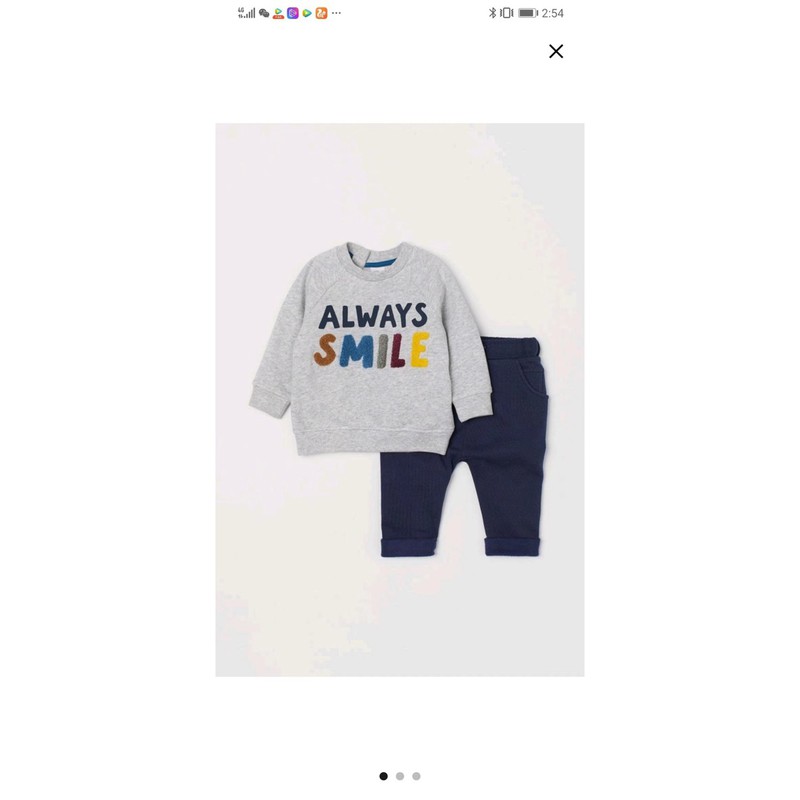 Bộ nỉ Smile
