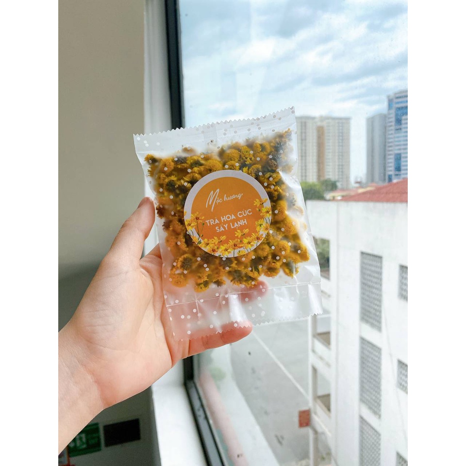 Trà hoa cúc vàng sấy lạnh nguyên bông tuyển chọn loại đặc biệt - Gói 10gr