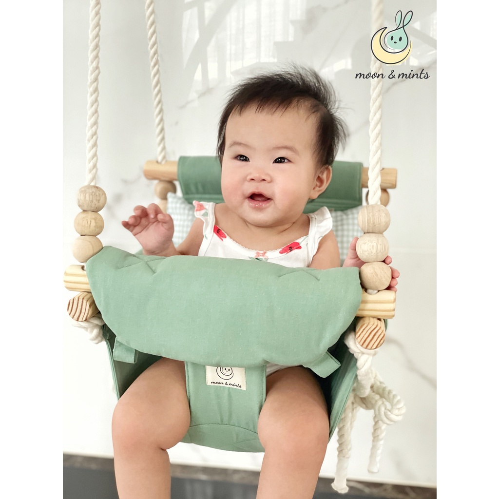 Bộ xích đu đa năng phong cách Hàn Quốc, cho bé từ 5 6 tháng tuổi