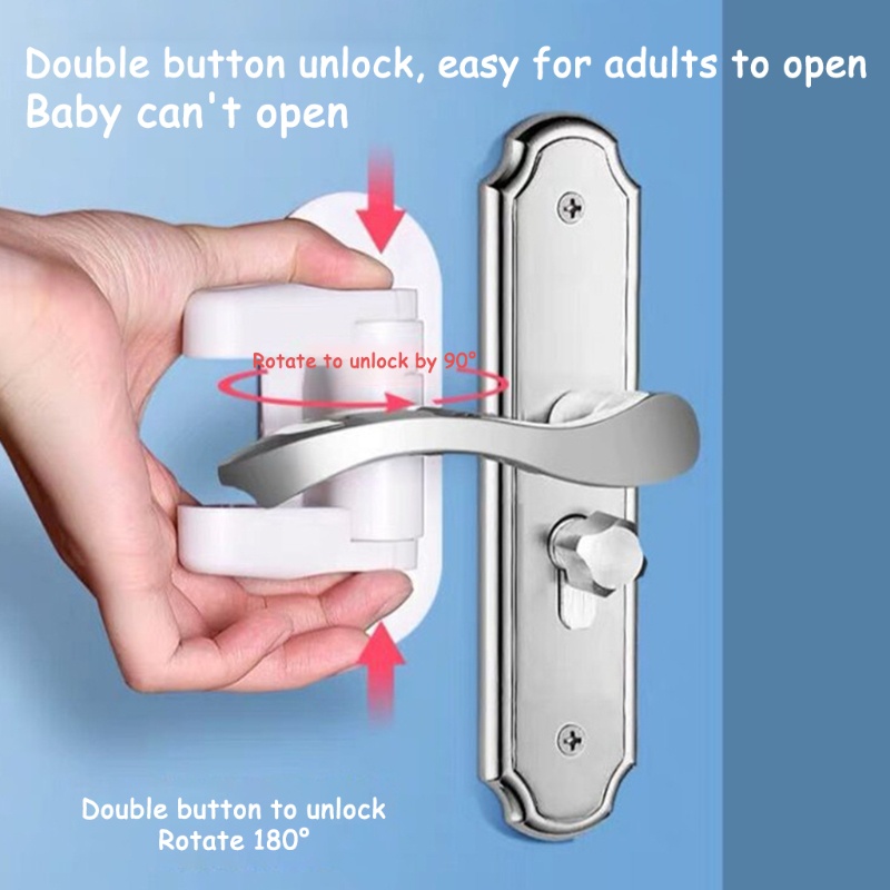 1 / 2 Chốt Khóa Cửa An Toàn Cho Bé