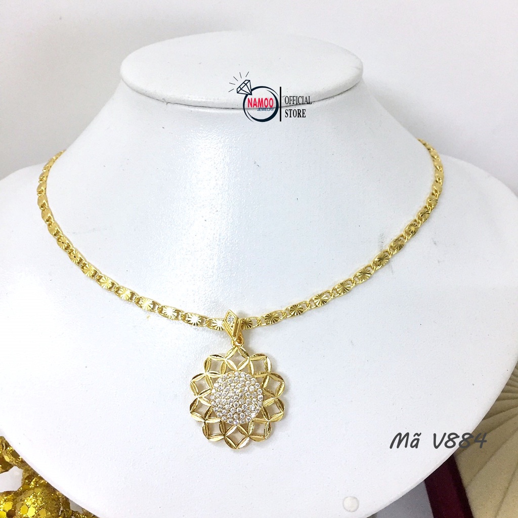 Dây Chuyền Nữ Mặ Hoa Lớn V884( Nhiều Mẫu Dây)