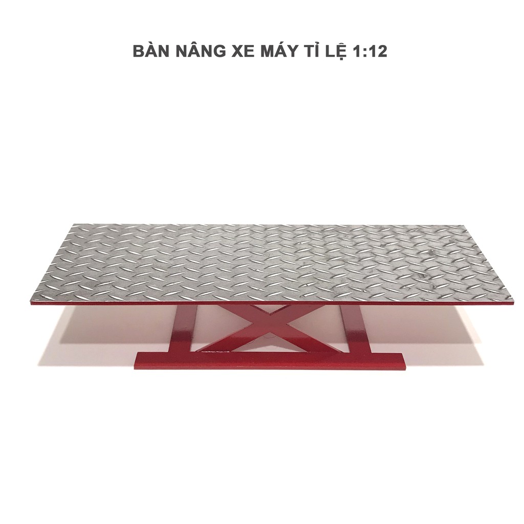 Mô hình bàn nâng xe máy tỉ lệ 1:12