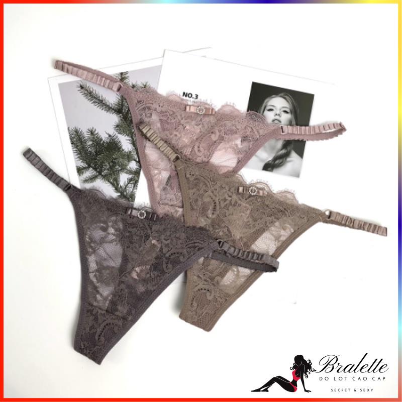 Quần Lót Nữ Quần Chíp Lọt Khe Brabikini Thiết Kế Ren Chun Hông SEXY GỢI CẢM 8001 | BigBuy360 - bigbuy360.vn