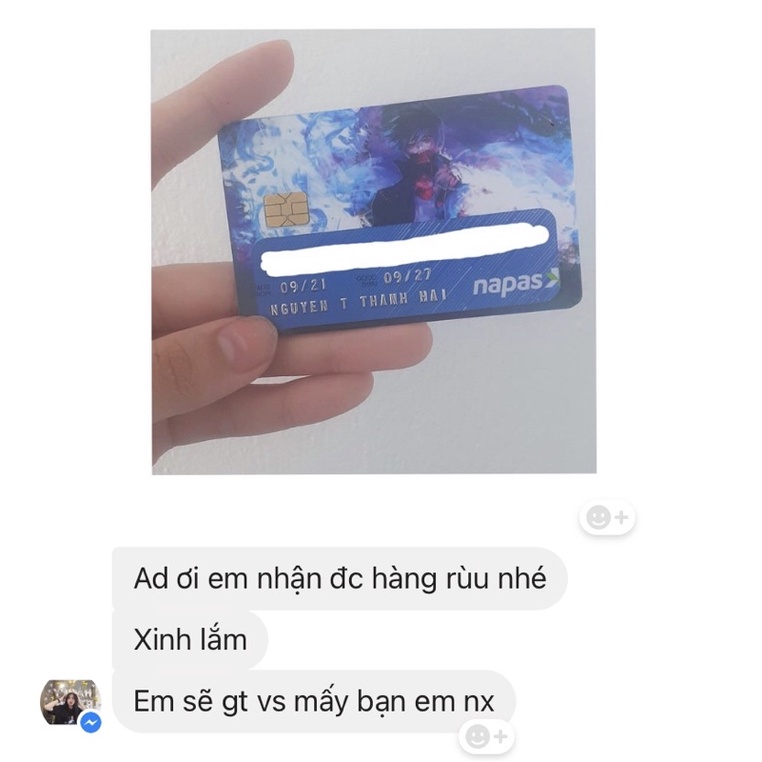 CUSTOM Miếng dán skin thẻ ngân hàng/thẻ ATM, thẻ chung cư, thẻ thang máy, thẻ gửi xe,... COOVER