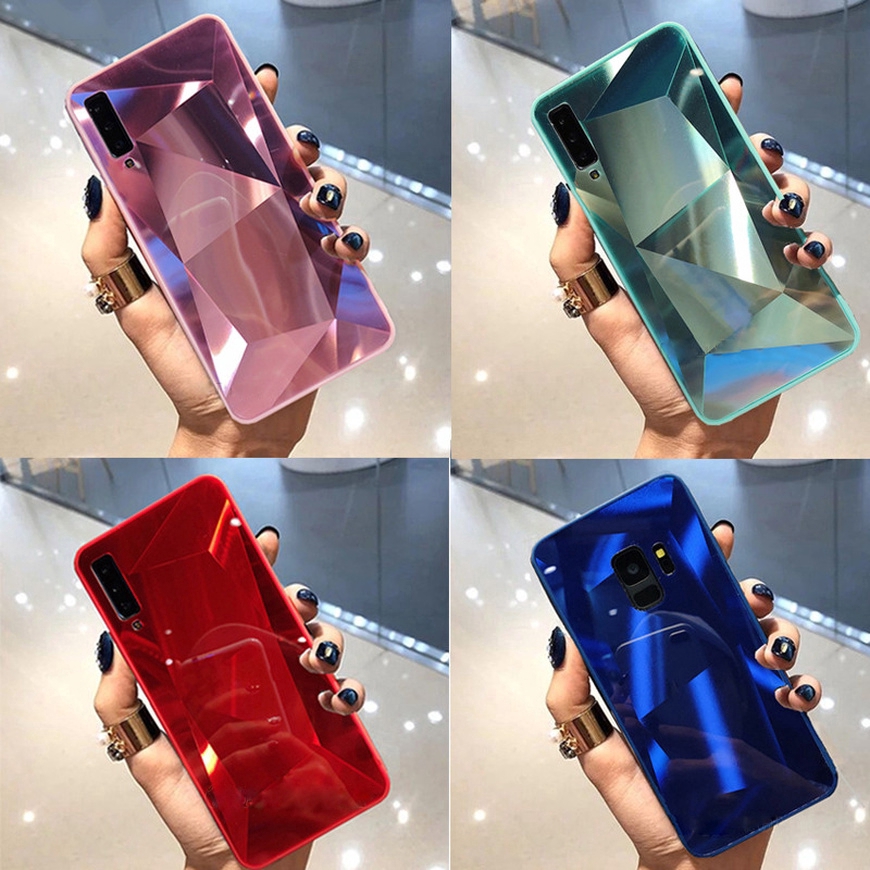 Ốp điện thoại acrylic tráng gương sang trọng cho Samsung Galaxy A50 A50s A20 A30 A70 A71 A51 A21S A20S A30s