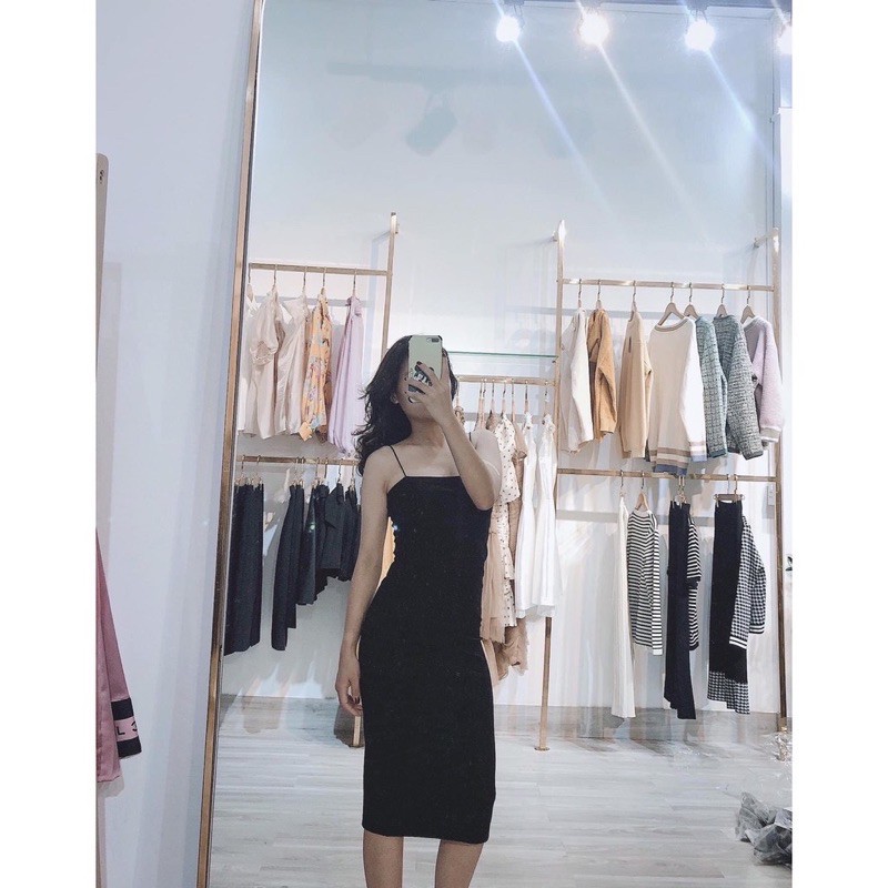 Váy 2 dây thun quai sợi bún | BigBuy360 - bigbuy360.vn