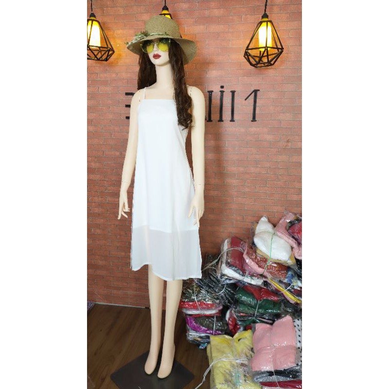 Váy 2 dây đẹp tinh khôi | BigBuy360 - bigbuy360.vn