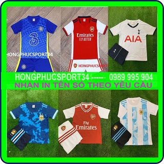 Bộ áo bóng đá trẻ em Arsenal đỏ sân nhà 19/20