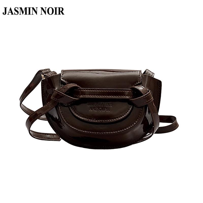Túi đeo chéo JASMIN NOIR bằng da PU mini phong cách dễ thương thời trang