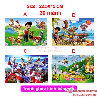 Tranh ghép hình 30 mảnh bằng gỗ TGG89
