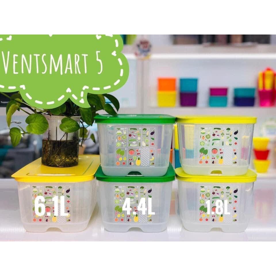 TUPPER - BỘ 5 HỘP TRỮ MÁT VENTSMART