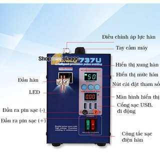 [HCM]Máy Hàn Cell P.i.n SUNKKO 737U