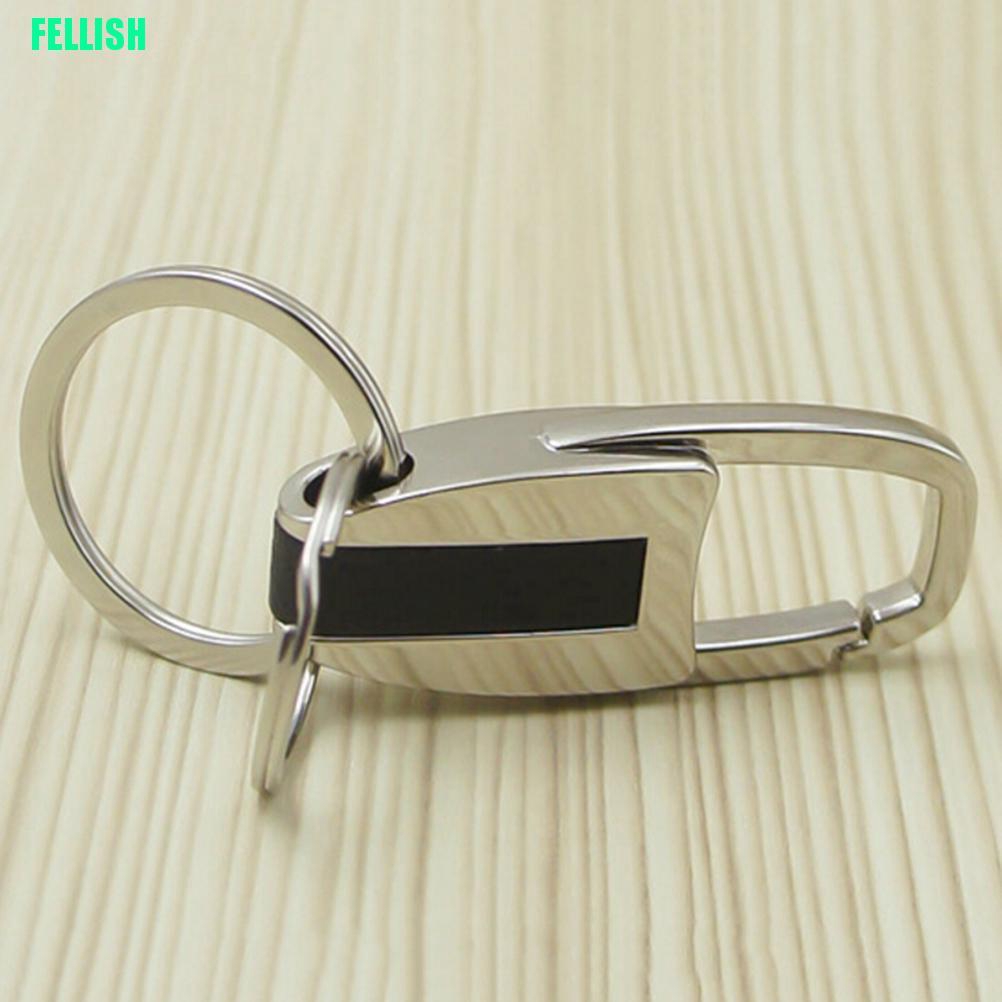 Móc khóa làm từ kim loại và da thời trang dành cho nam