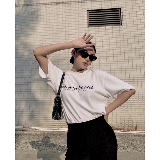 ÁO THUN UNISEX PHENOMENAL - BORN TO BE RICH