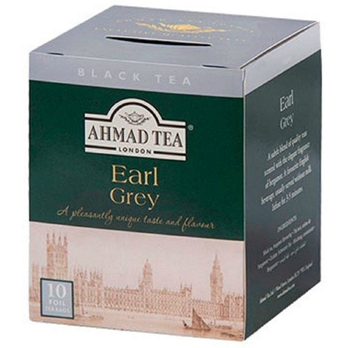 Trà đen Bá Tước Anh Quốc AHMAD 20g - Ahmad Earl Grey Tea (túi lọc có bao thiếc - 10 túi/hộp)