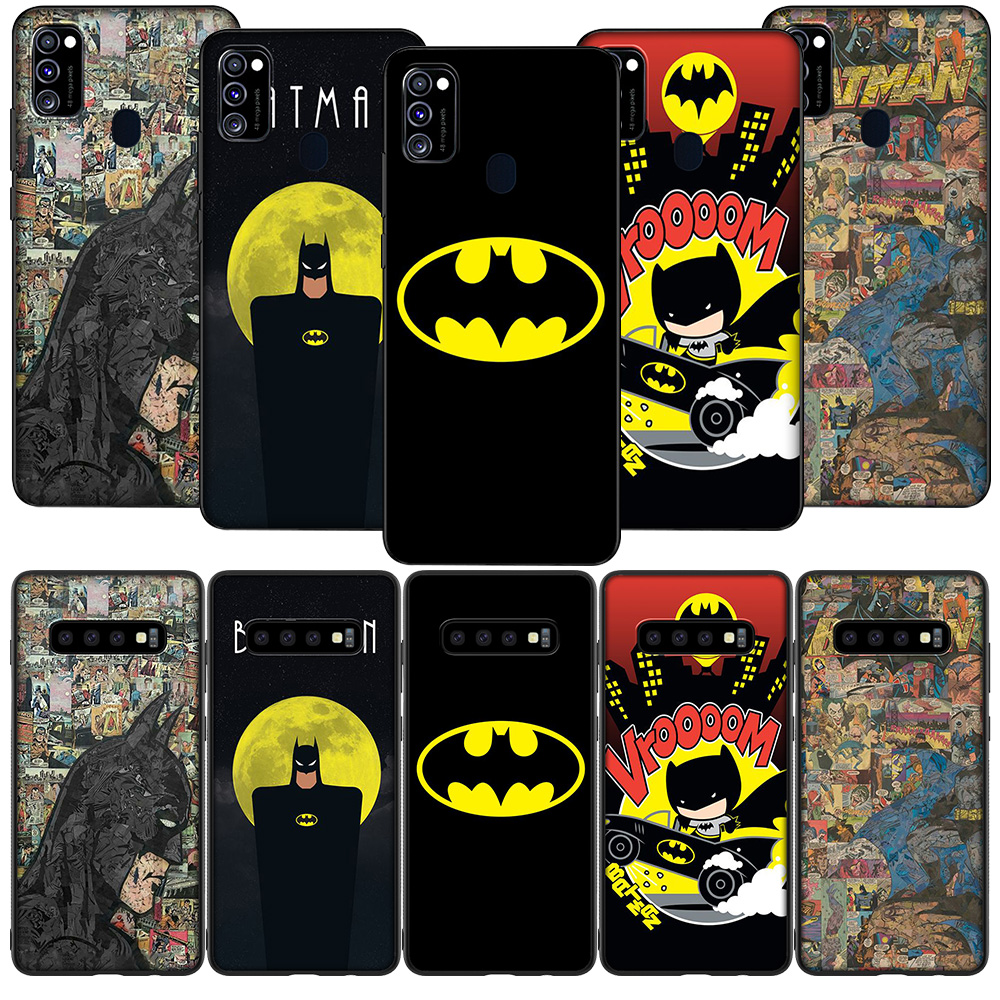 Ốp Điện Thoại Silicon Mềm Hình Logo Batman Uj21 Cho Samsung Note 10 S7 Edge S10 A10s A20s A30s A40s A50s A70s Lite