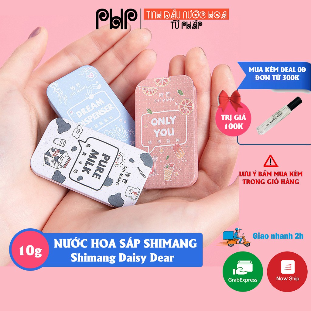 [TPHCM] Nước Hoa Khô Shimang Daisy Dear Dạng Sáp Khô 10g