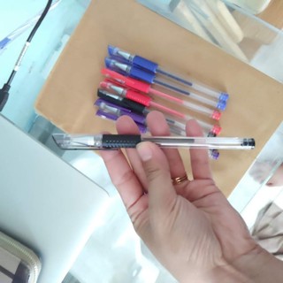 Combo 10 cây bút bi mực nước ngòi  0.5mm đủ màu