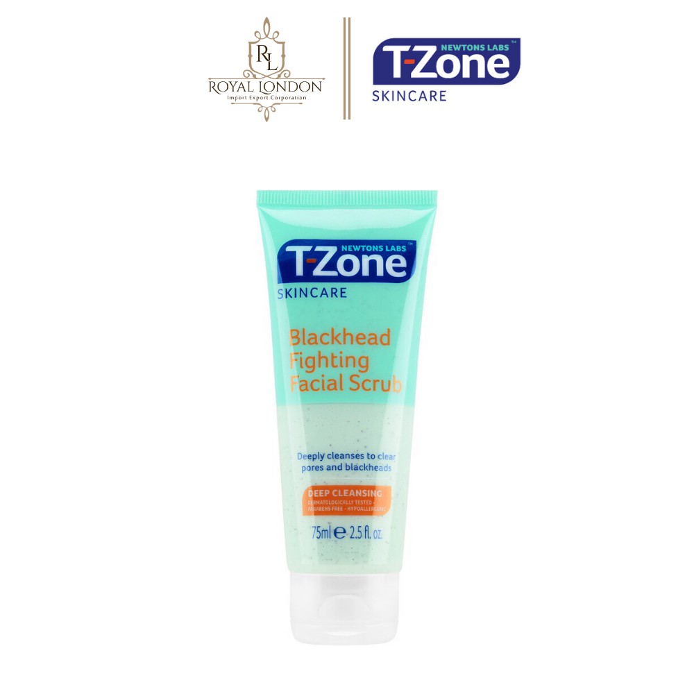 [Mã FMCGMALL -8% đơn 250K] Kem Tẩy Da Chết T-ZONE Giảm Mụn Đầu Đen Tinh Chất Tràm Trà 75ml