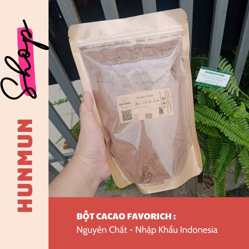 Bột Cacao Nguyên Chất Indonesia Favorich