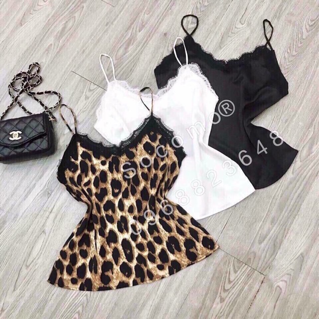 [ Mã WASTAPR giảm 10K đơn 50K] Áo 2 dây phối ren - mua hóa đơn trên 300k được tặng 1 phần quà từ shop CAROTSHOP