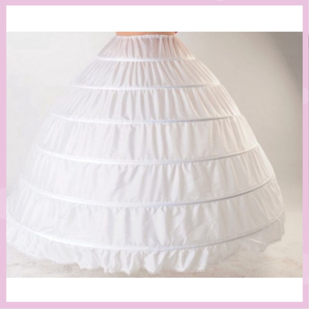 tùng phồng 6 tầng khung dành cho váy cô dâu, váy cưới