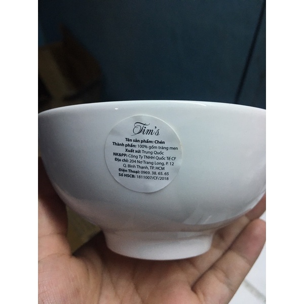 CHÉN SỨ TRẮNG