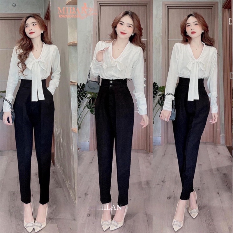 💦FREESHIP💦QUẦN BAGGY VẢI 2 CÚC CẠP CAO BẢN TO CHO CÁC CHỊ EM MẶC ĐI CHƠI ĐI LÀM TÔN DÁNG CỰC ĐẸP. SIZE S M L XL