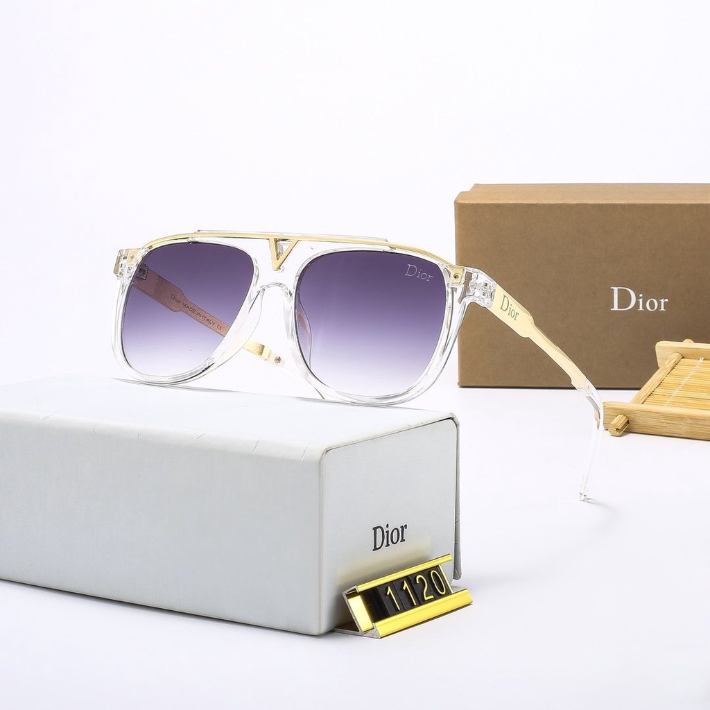 Dior_ Kính râm hàng hiệu dành cho nam và nữ Polarized chính hãng (Có hộp và hộp đựng kính)