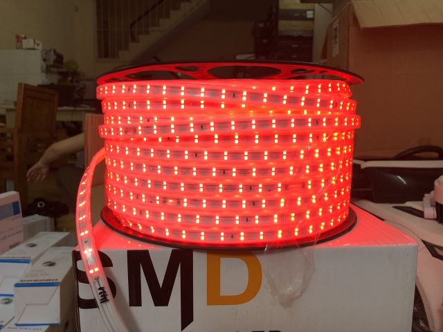 LED DÂY 2835 ánh sáng: vàng, trắng, hồng, xanh dương, xanh lá, đỏ