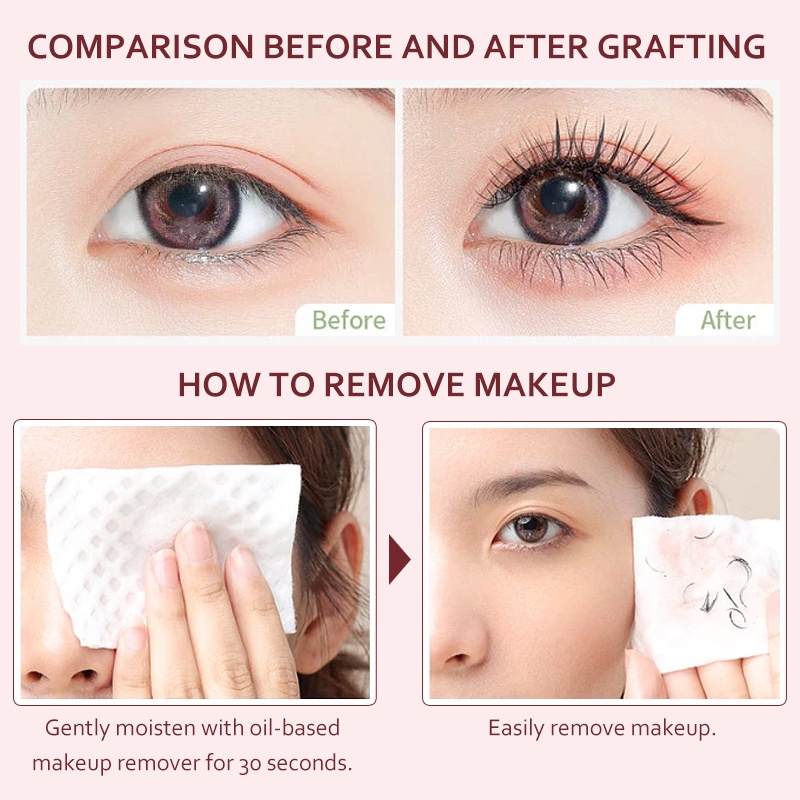 Lông mi giả SUAKE mềm mại phong cách Âu Mỹ thời trang cho nữ